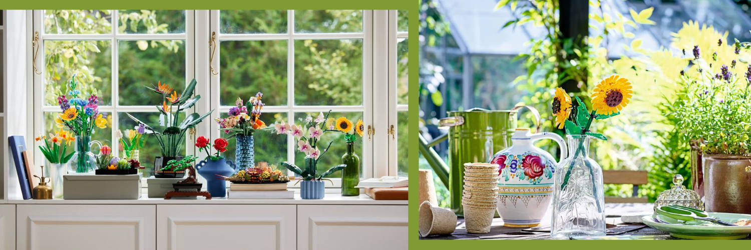 LEGO Botanicals Florile soarelui banner